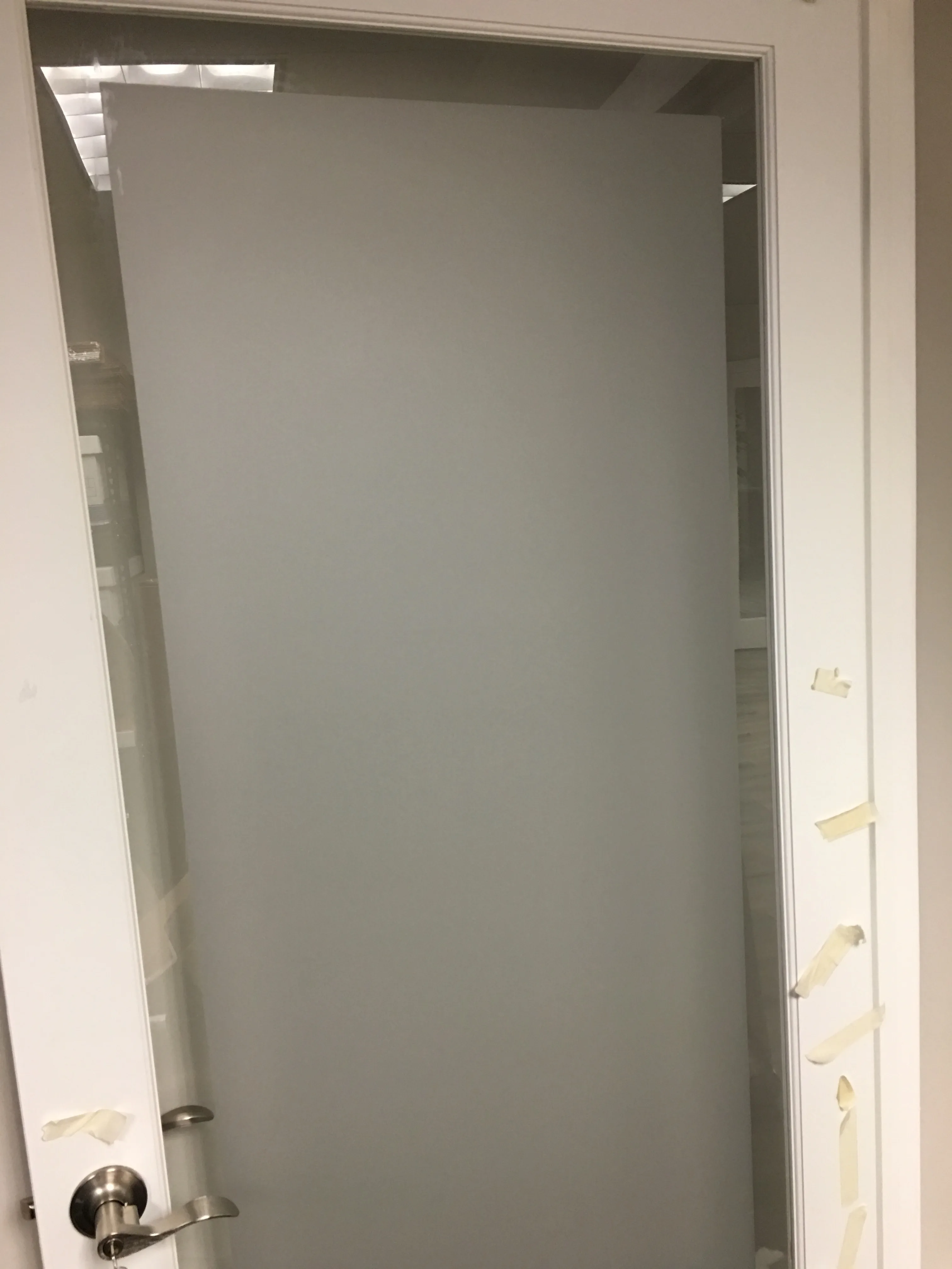 Frosted Glass Doors